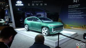 The Hyundai Seven Concept at the Montreal Auto Show